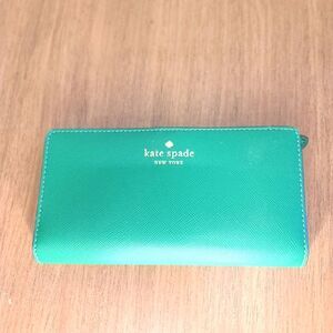 Kate Spade Stacy Leather Green Bifold Wallet